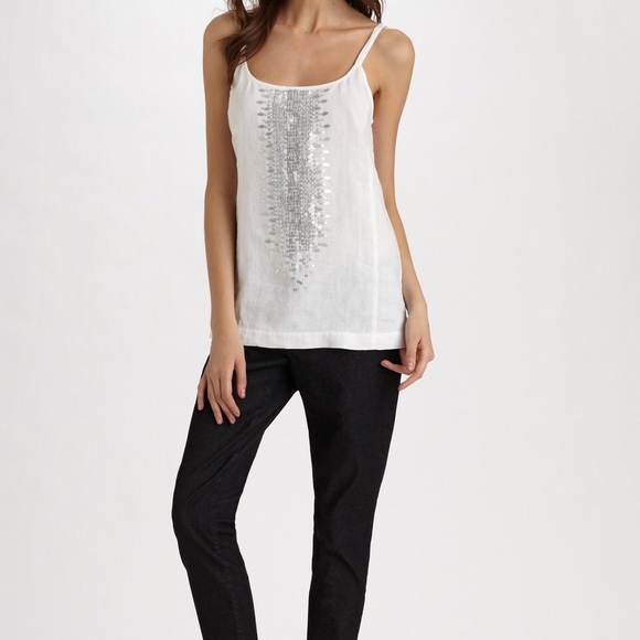 eileen fisher sequin top